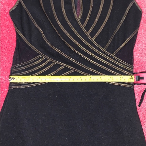Caprices black and gold dress - Picture 7 of 9